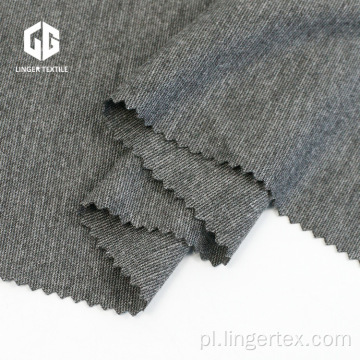 TR Grey Melange Spandex Roma Fabric Use